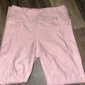 VS light pink leggings